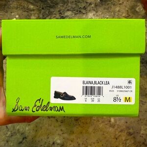 Sam Edelman Womens Black Leather Shoes